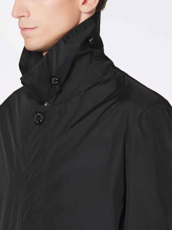 DUNKELD Black Water Repellent Nylon 3/4 Coat | GM-1001B