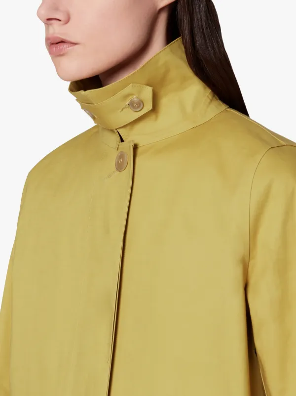 DUNKELD Burnished Gold Bonded Cotton 3/4 Coat | LR-1001D