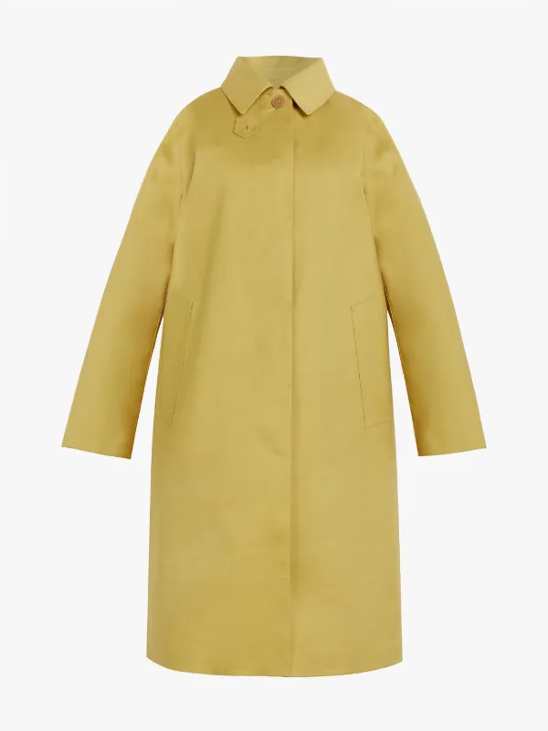 DUNKELD Burnished Gold Bonded Cotton 3/4 Coat | LR-1001D