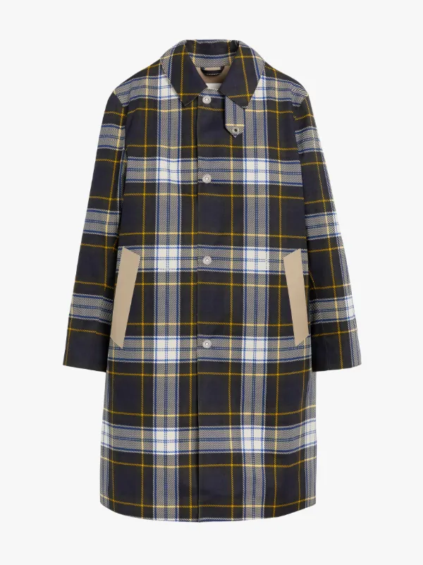 DUNKELD Gordon Dress Raw Edge Bonded Cotton 3/4 Coat | GR-1013