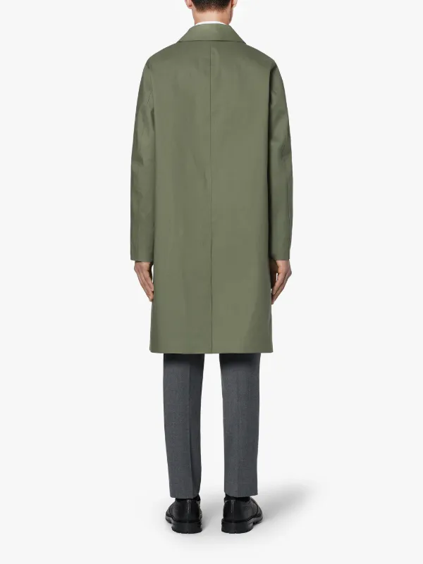 DUNKELD Green Bonded Cotton 3/4 Coat | GR-1001D