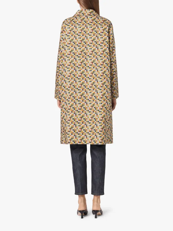 DUNKELD Liberty Print Bonded Cotton 3/4 Coat | LR-1001