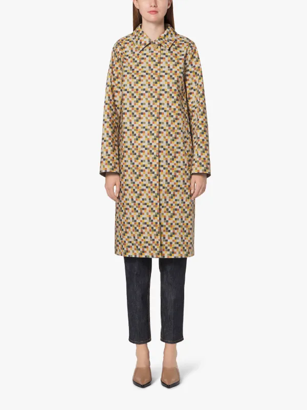 DUNKELD Liberty Print Bonded Cotton 3/4 Coat | LR-1001