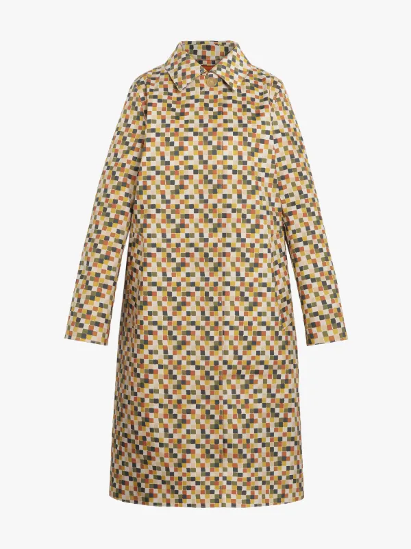 DUNKELD Liberty Print Bonded Cotton 3/4 Coat | LR-1001