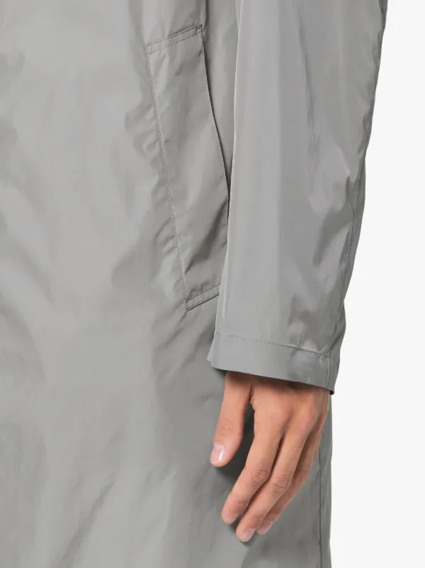 DUNKELD Light Grey Water Repellent Nylon 3/4 Coat | GM-1001B