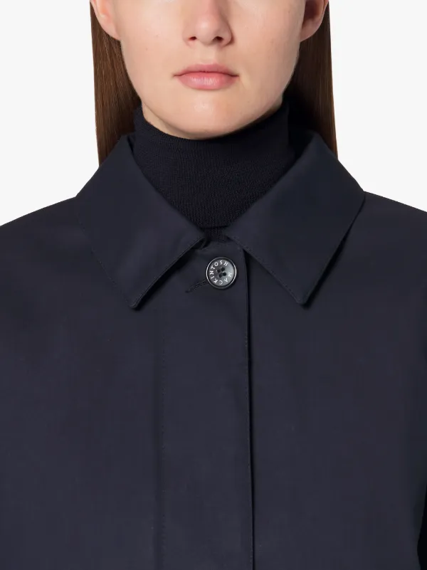 DUNKELD Navy RAINTEC Cotton 3/4 Coat | LM-1018FD