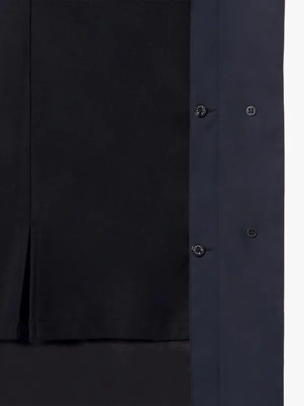 DUNKELD Navy RAINTEC Cotton 3/4 Coat | LM-1018FD