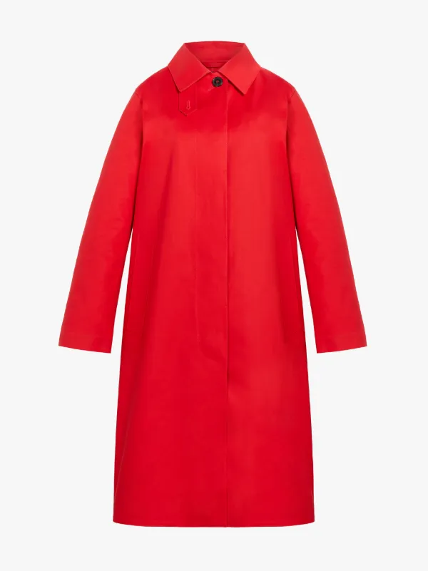 DUNKELD Red Bonded Cotton 3/4 Coat | LR-1001D