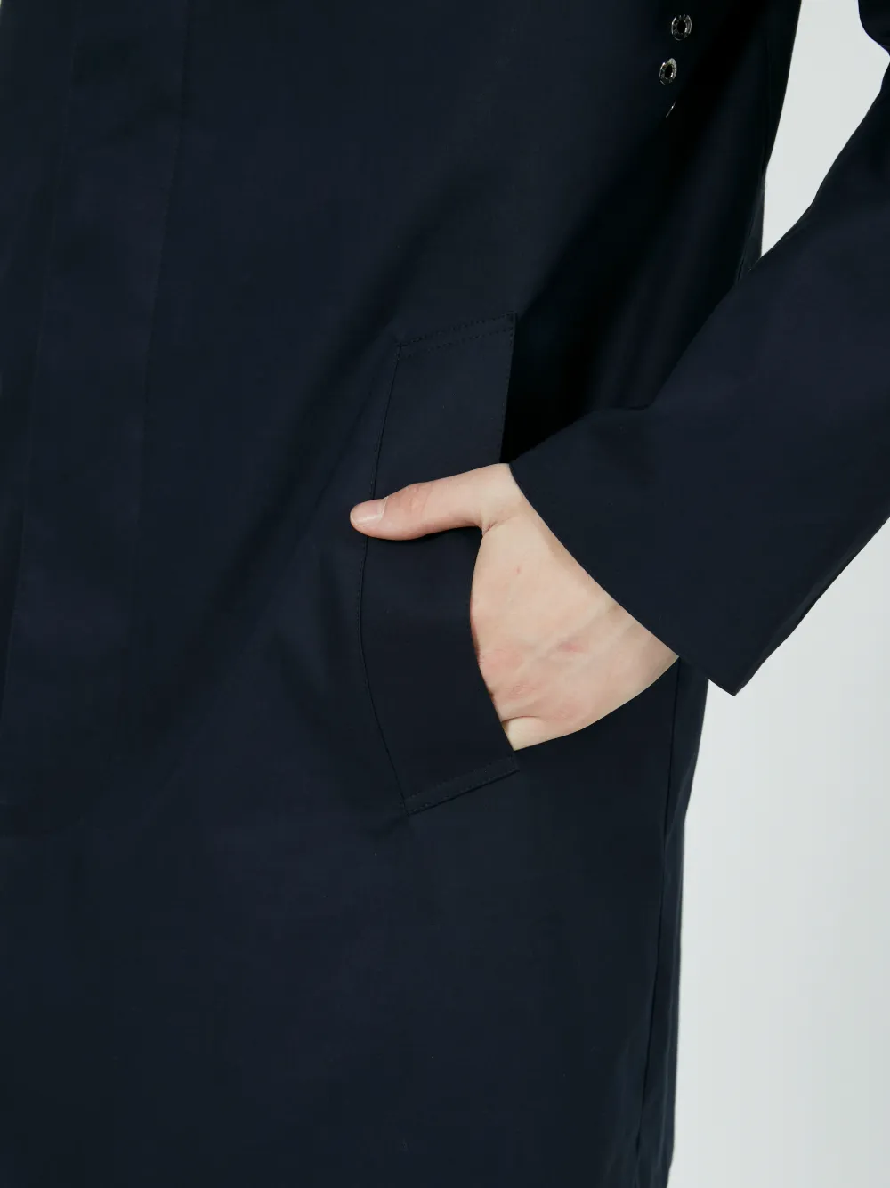 DUNKELD SHORT COAT NAVY | GM-1002FD | MACKINTOSH