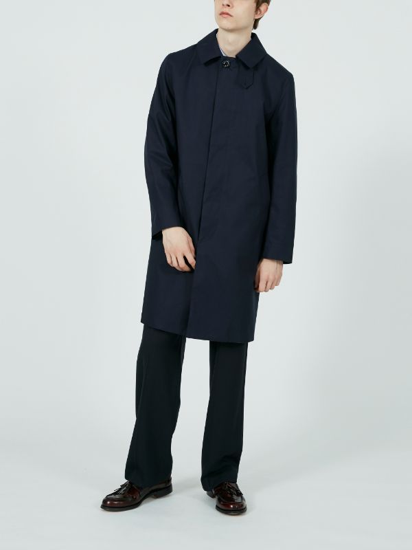 DUNKELD SINGLE BREASTED COAT WITH LINER NAVY | GM-1001FD | MACKINTOSH