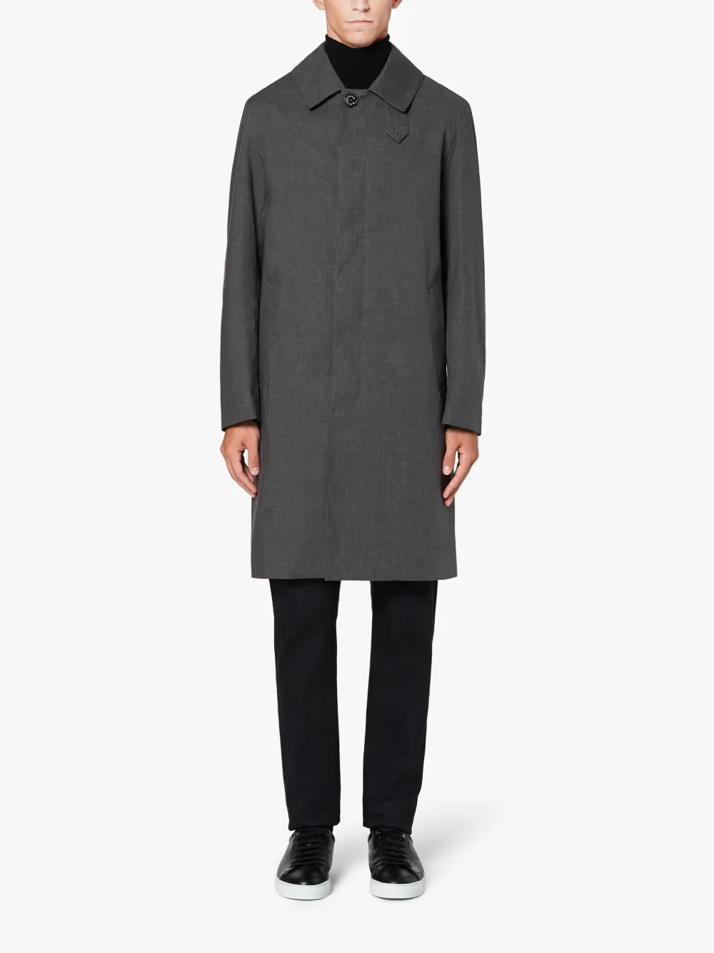 DUNKELD Teal Grey RAINTEC Cotton 3/4 Coat | GM-1001FD DUNKELD Teal Grey RAINTEC Cotton 3/4 Coat | GM-1001FD