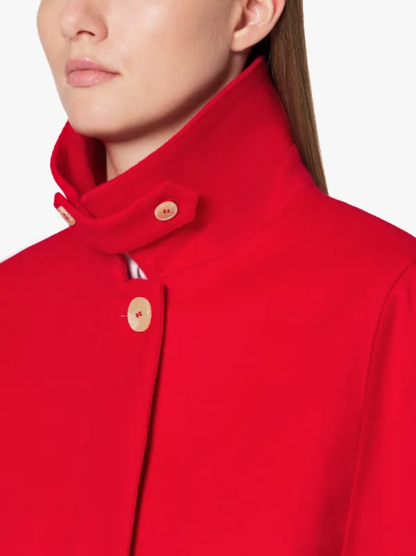 DUNOON Scarlet Storm System Wool 3/4 Coat | LM-1021F