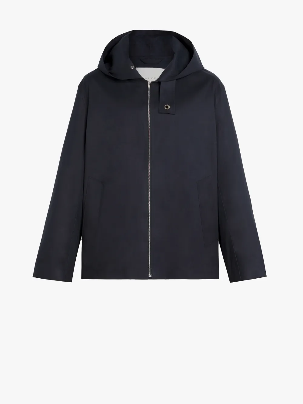navy jacket with hood