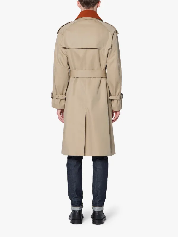 EDINBURGH Honey Cotton Oversized Trench Coat | GM-1008FC