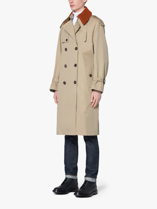 EDINBURGH Honey Cotton Oversized Trench Coat | GM-1008FC