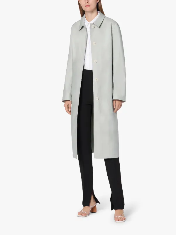 EREDINE Storm Grey Bonded Cotton Coat | LR-1011