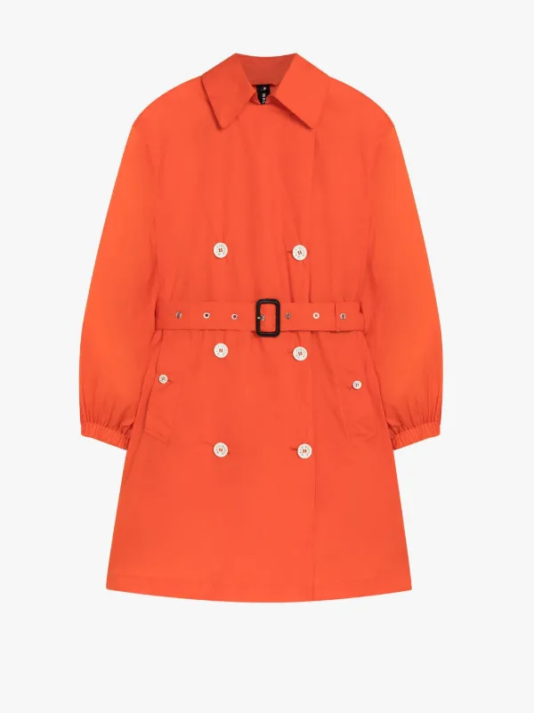 ERVIE Orange Nylon Coat | LM-1107