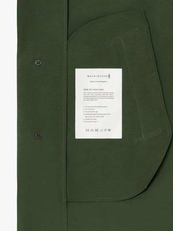 ESQUIRE Green Dry Waxed Cotton Short Coat | GMC-100