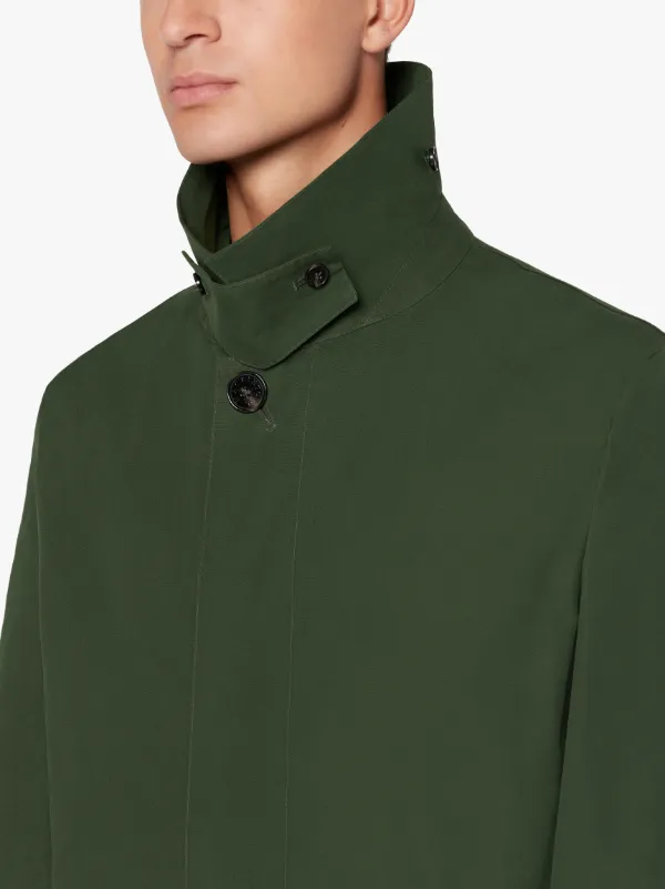 ESQUIRE Green Dry Waxed Cotton Short Coat | GMC-100