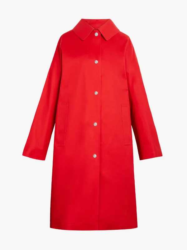 FAIRLIE Red Bonded Cotton Coat | LR-079D