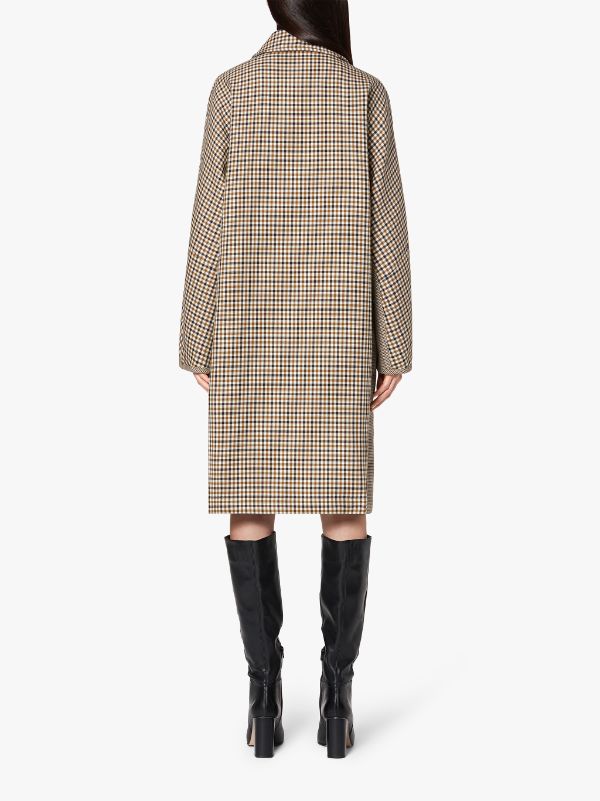 FAIRLIE Shepherd Check Wool Coat | LM-079