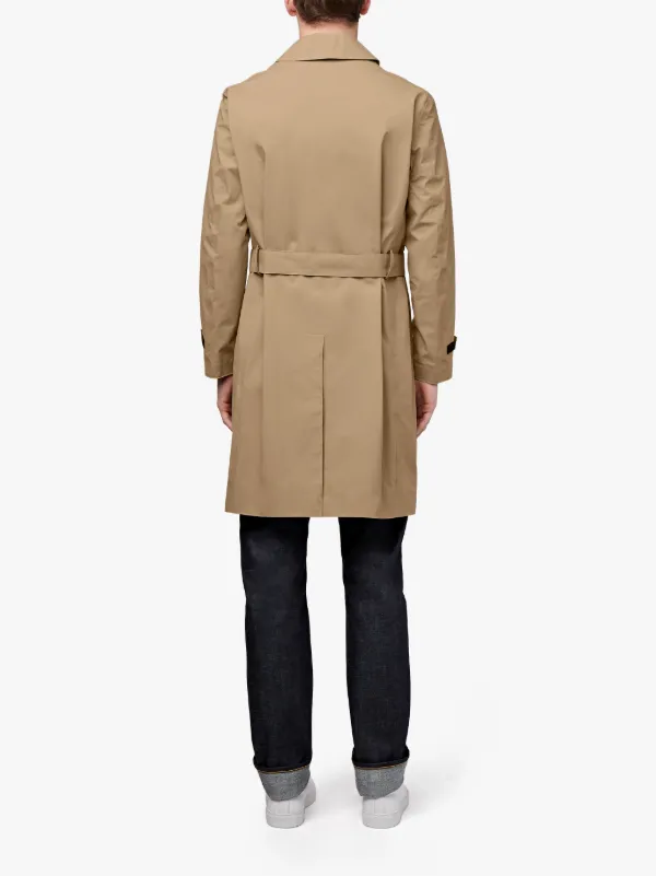 Fawn Nylon Trench Coat