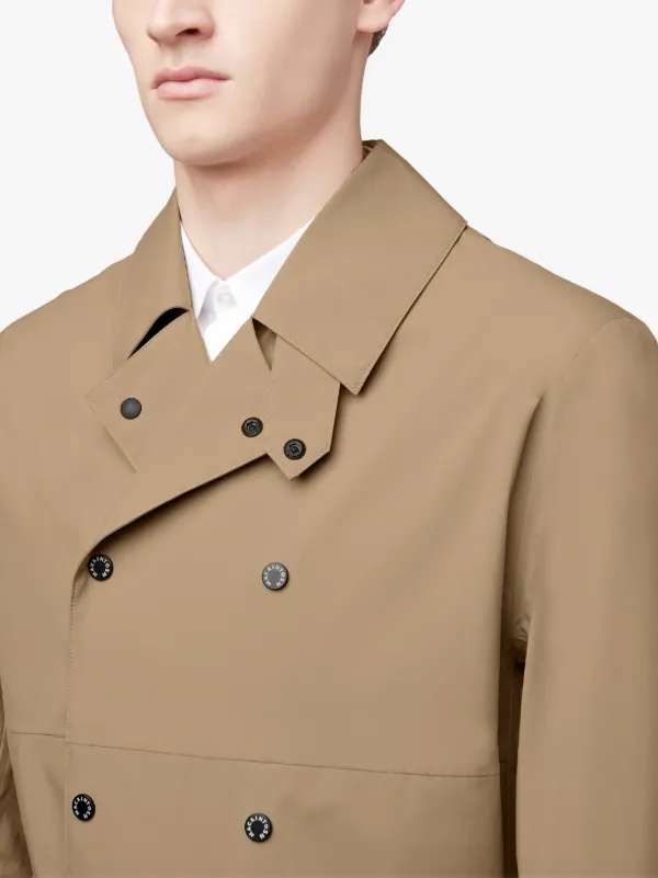 Fawn Nylon Trench Coat