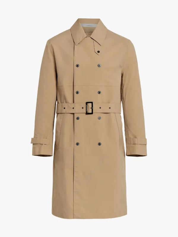 Fawn Nylon Trench Coat