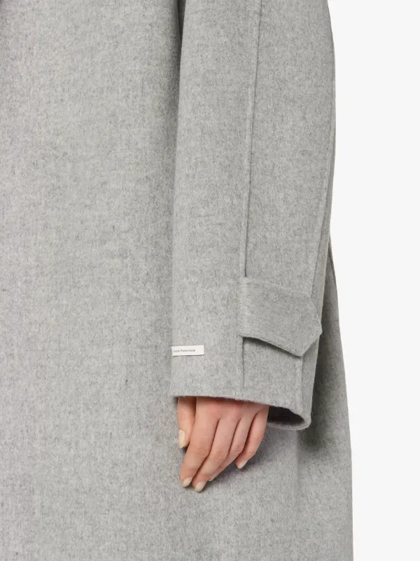 FEARNBEG Light Grey Wool Coat | LM-1051/J