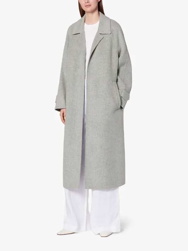 FEARNBEG Light Grey Wool Coat | LM-1051/J