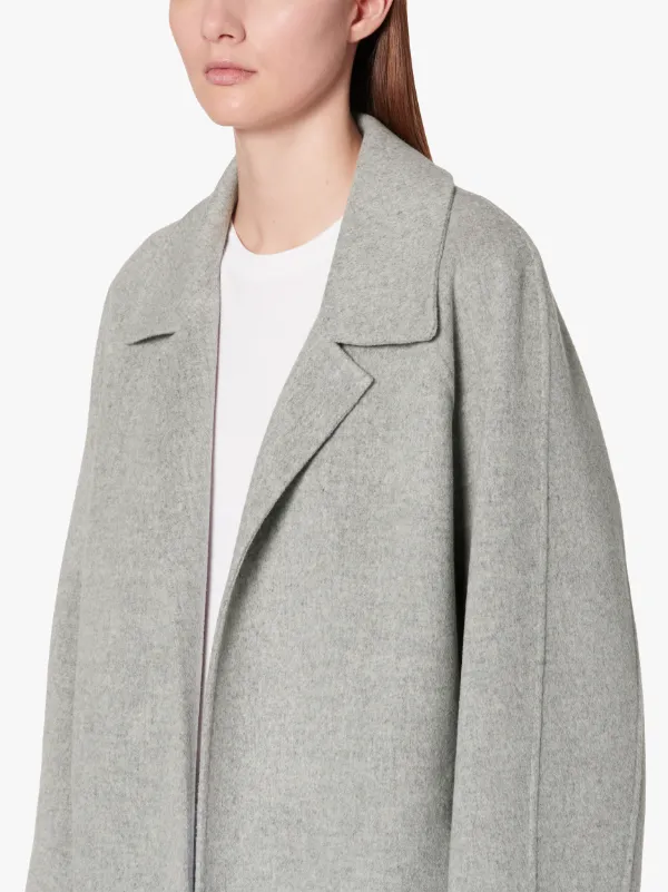 FEARNBEG Light Grey Wool Coat | LM-1051/J