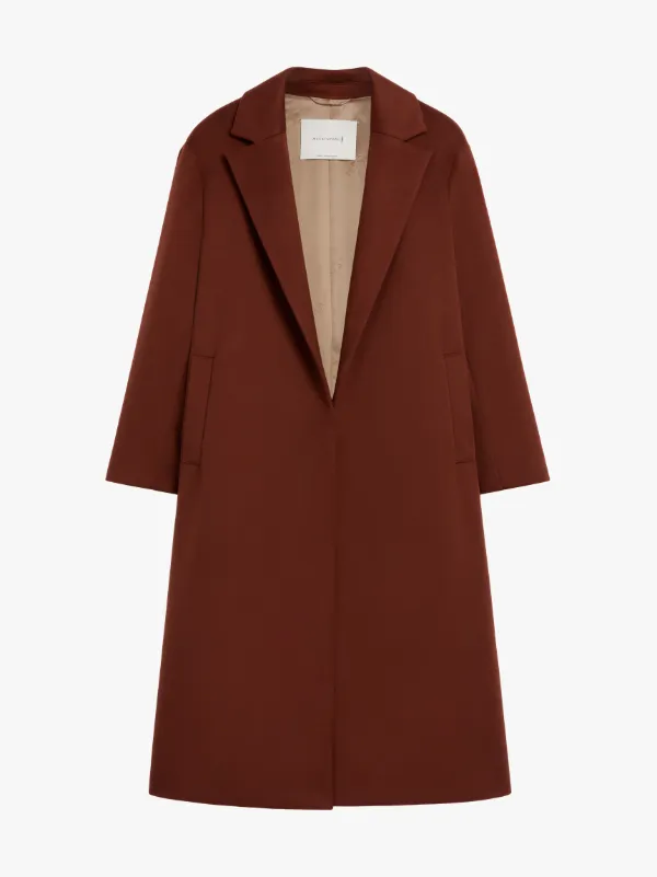 FERNESS Brick Red Storm System Cashmere Wrap Coat | LM-1045F