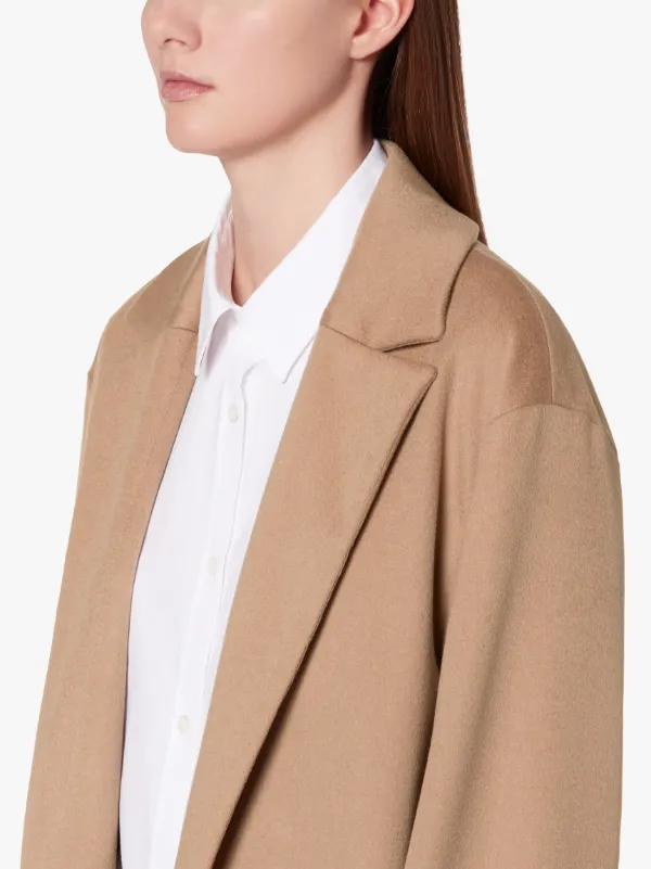 FERNESS Camel Storm System Cashmere Wrap Coat | LM-1045F