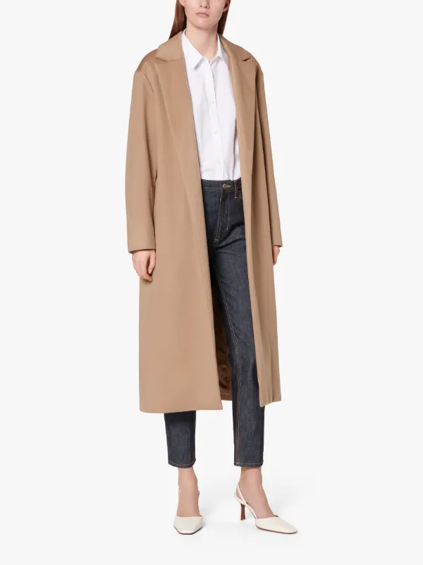 FERNESS Camel Storm System Cashmere Wrap Coat | LM-1045F