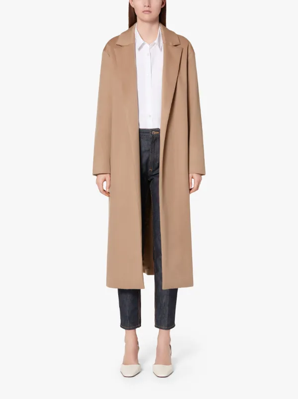 FERNESS Camel Storm System Cashmere Wrap Coat | LM-1045F