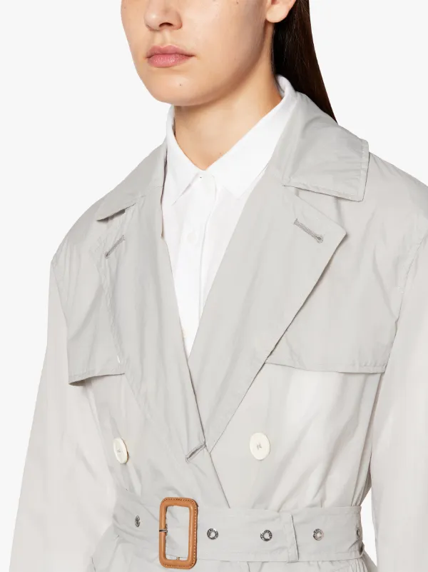 FINTRY Dove Micro Ripstop Nylon Lightweight Trench Coat | LM-099B