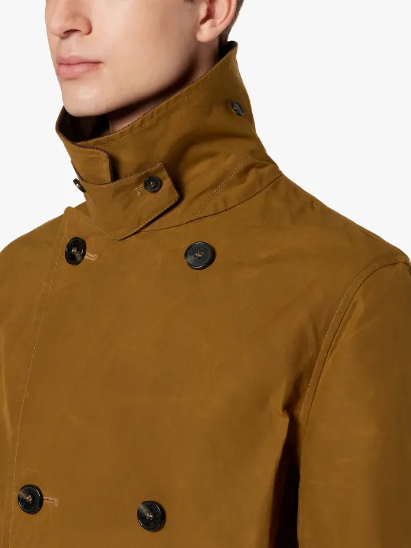 FITZGERALD Breen Dry Waxed Cotton Pea Coat | GMC-102