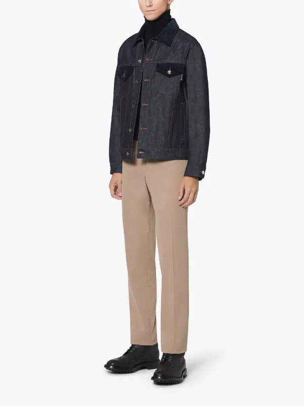 FORNIGHTY Indigo Denim Jacket | D-MJ005