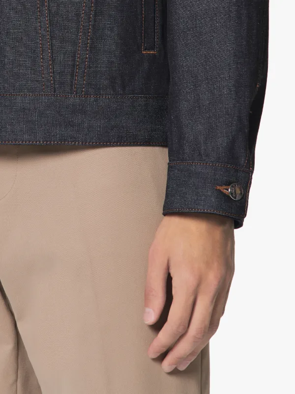FORNIGHTY Indigo Denim Jacket | D-MJ005