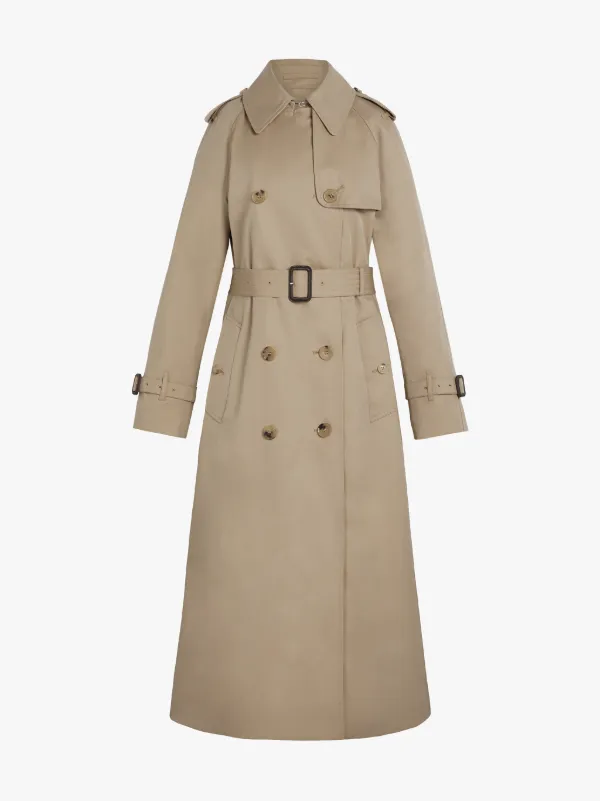 FORREST Honey Cotton Long Trench Coat | LM-1013FD