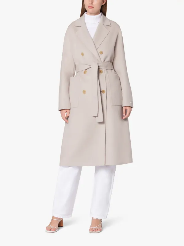 FORTROSE Ivory Wool Trench Coat | LM-1009H/J