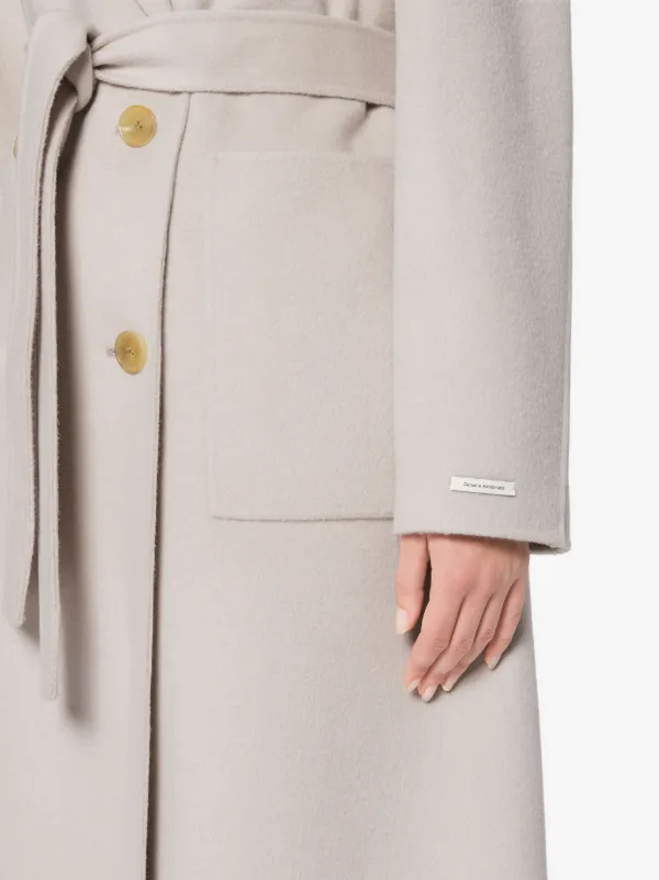 FORTROSE Ivory Wool Trench Coat | LM-1009H/J