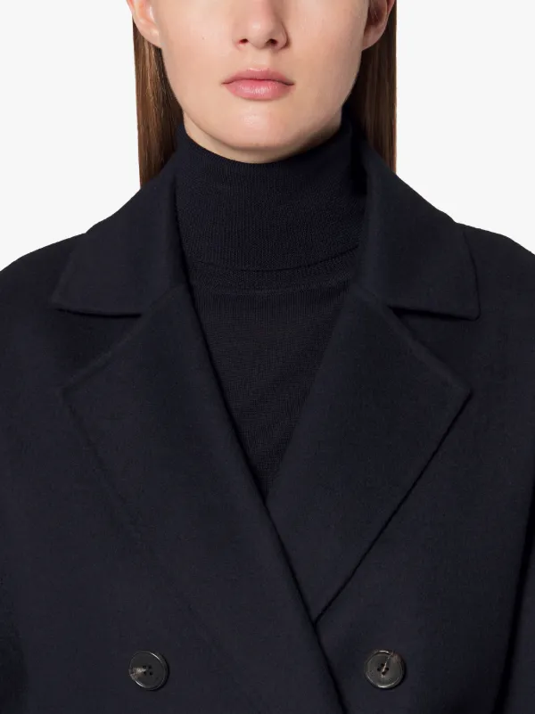 FORTROSE Navy Wool Trench Coat | LM-1009H/J