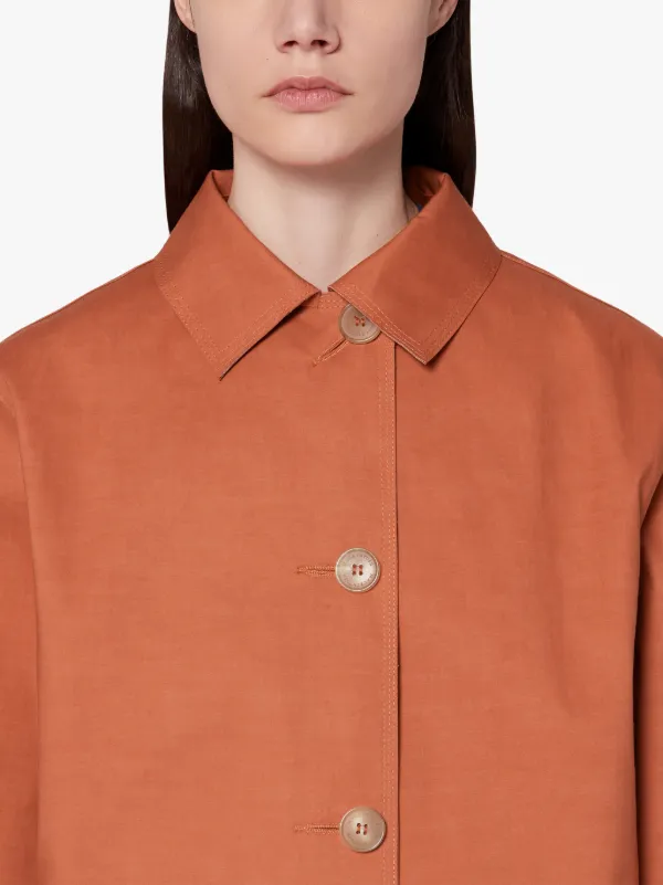 GARMONY Baked Clay Bonded Cotton Coat | LR-1009