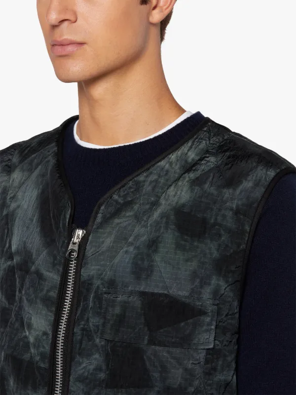 GENERAL Tie Dye Nylon Gilet | GQM-211