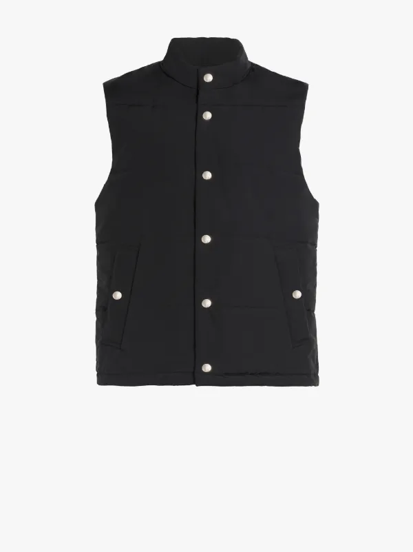 GILLOCK Black Rain System Wool THINDOWN Vest | GM-1028TD