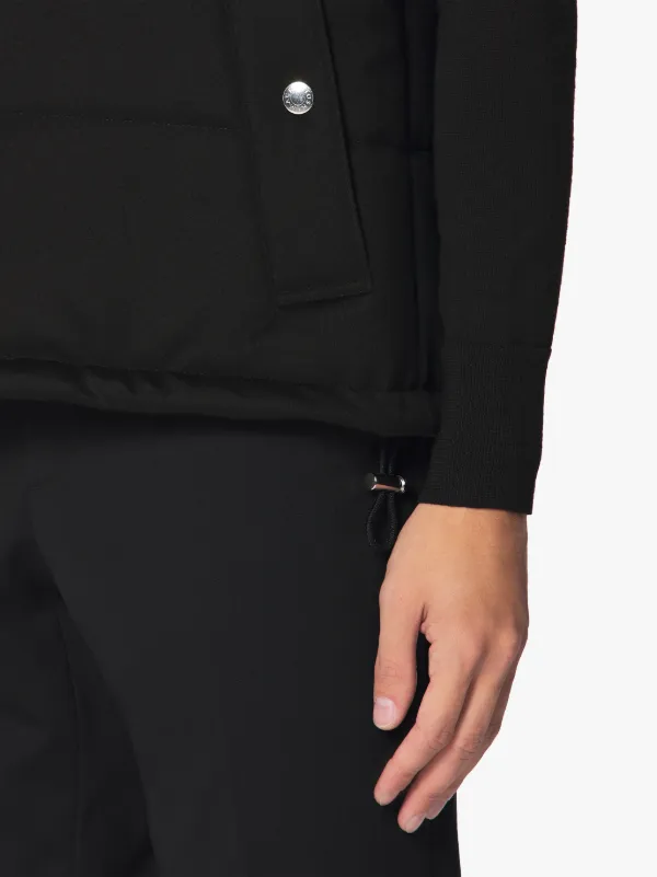 GILLS Black Storm System Wool THINDOWN Vest | GM-1025TD