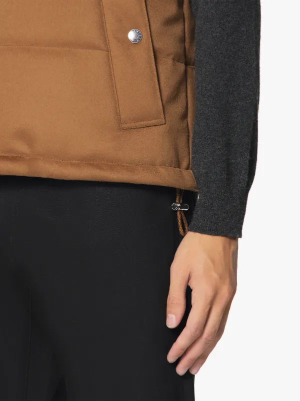 GILLS Camel Storm System Wool THINDOWN Vest | GM-1025TD