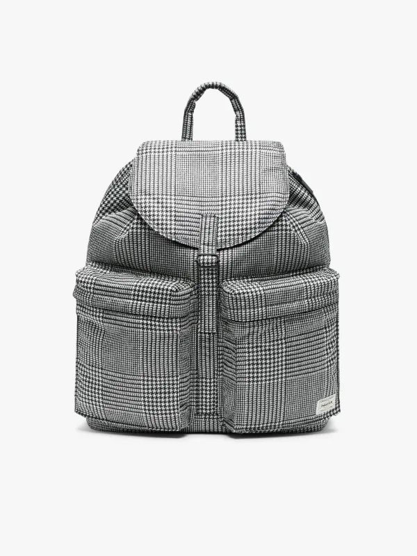 glencheck patterned backpack