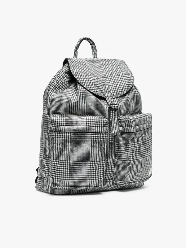 glencheck patterned backpack